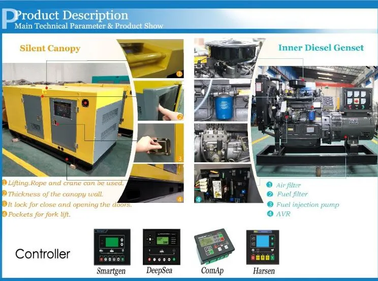 100kVA / 80 Kw Silent Diesel Genset