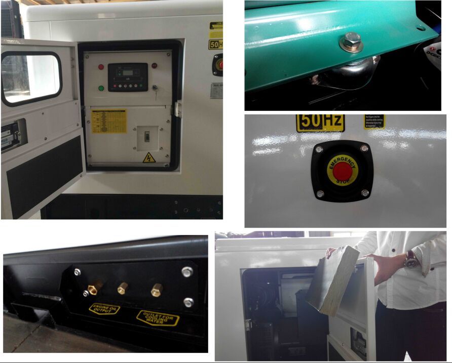 100kVA Diesel Generator Powered with Perkins Engine (HY-P110)