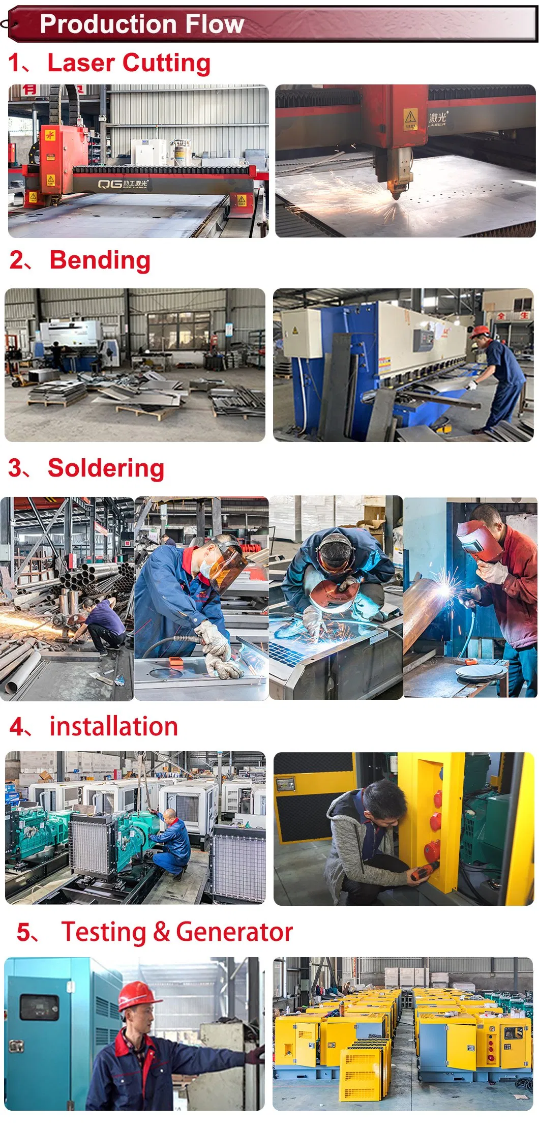 113kVA 90kw 50Hz/60Hz 3 Phase 1phase Diesel Generator Super Silent / Open Frame Water Cooled Generator Set Portable Electric Diesel Generation Price List