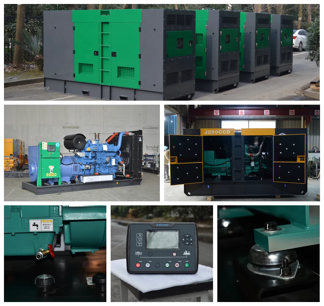 12.5-312kVA China Yuchai Power Diesel Generator Soundproof Generator Set