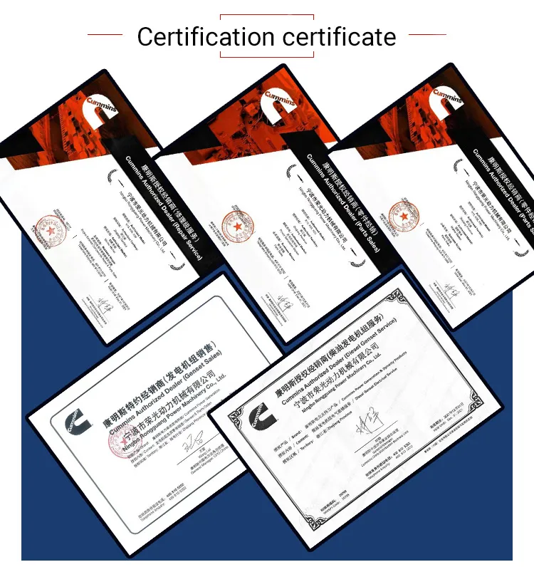 140kw Hot Sale Cummins Diesel Power Electric Generator Set