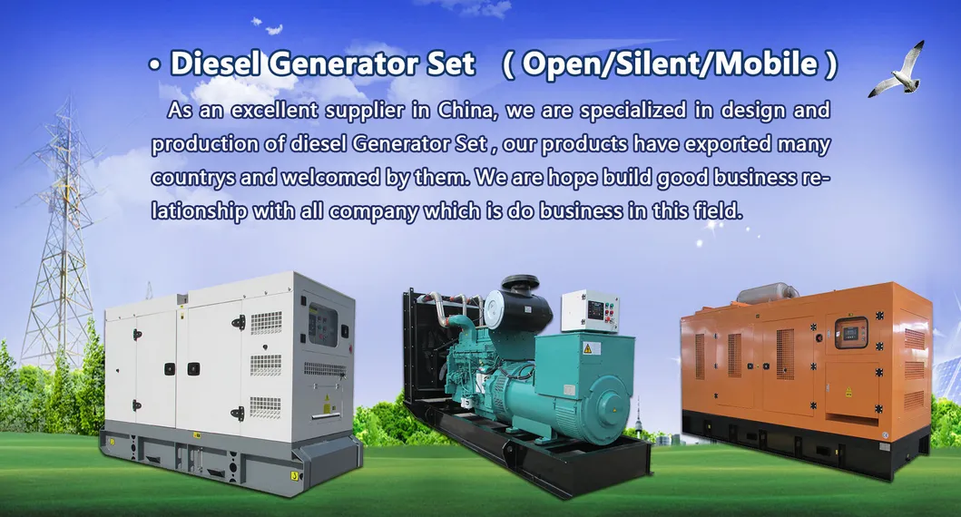 1500/1800 Speed and 220/380/400 Rated Voltage Diesel Generator
