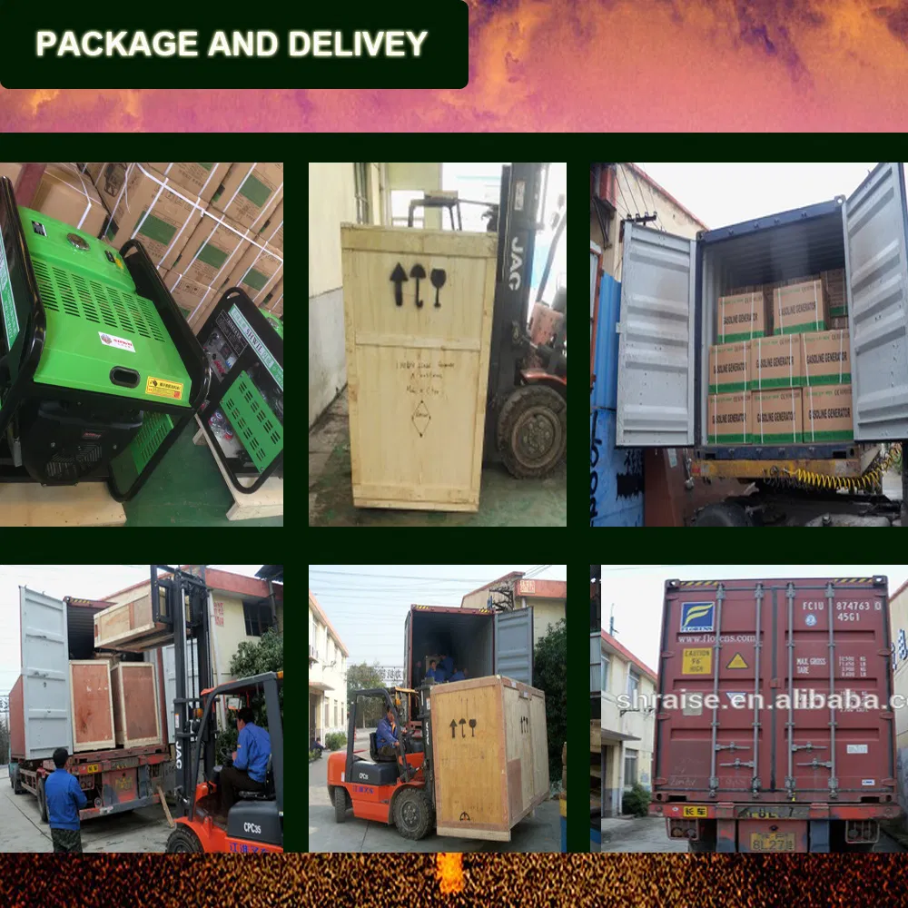 15kw Electric Start Portable Gasoline Generator Set with CE