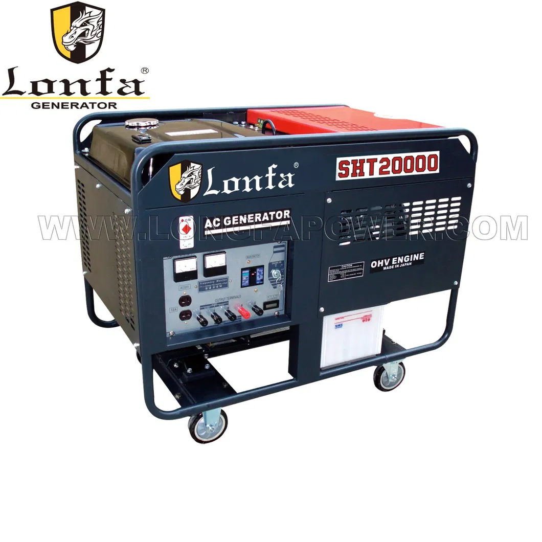 15kw Profassional Gasoline Generator (V-TWIN) Gx670 E Start