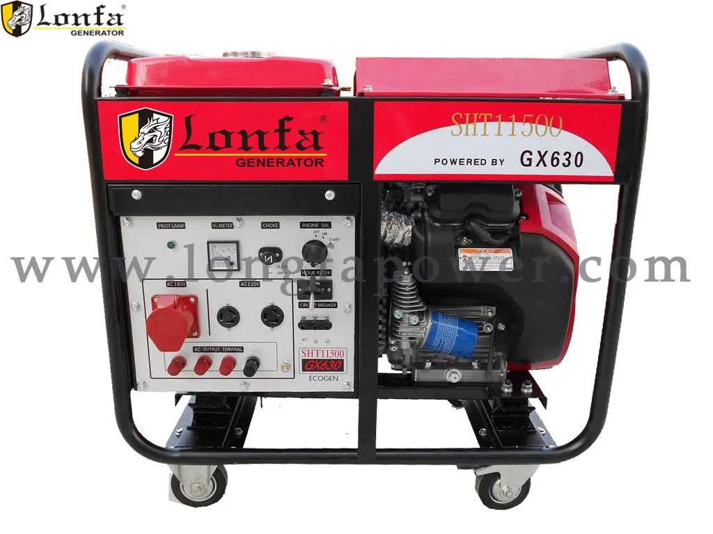 15kw Profassional Gasoline Generator (V-TWIN) Gx670 E Start