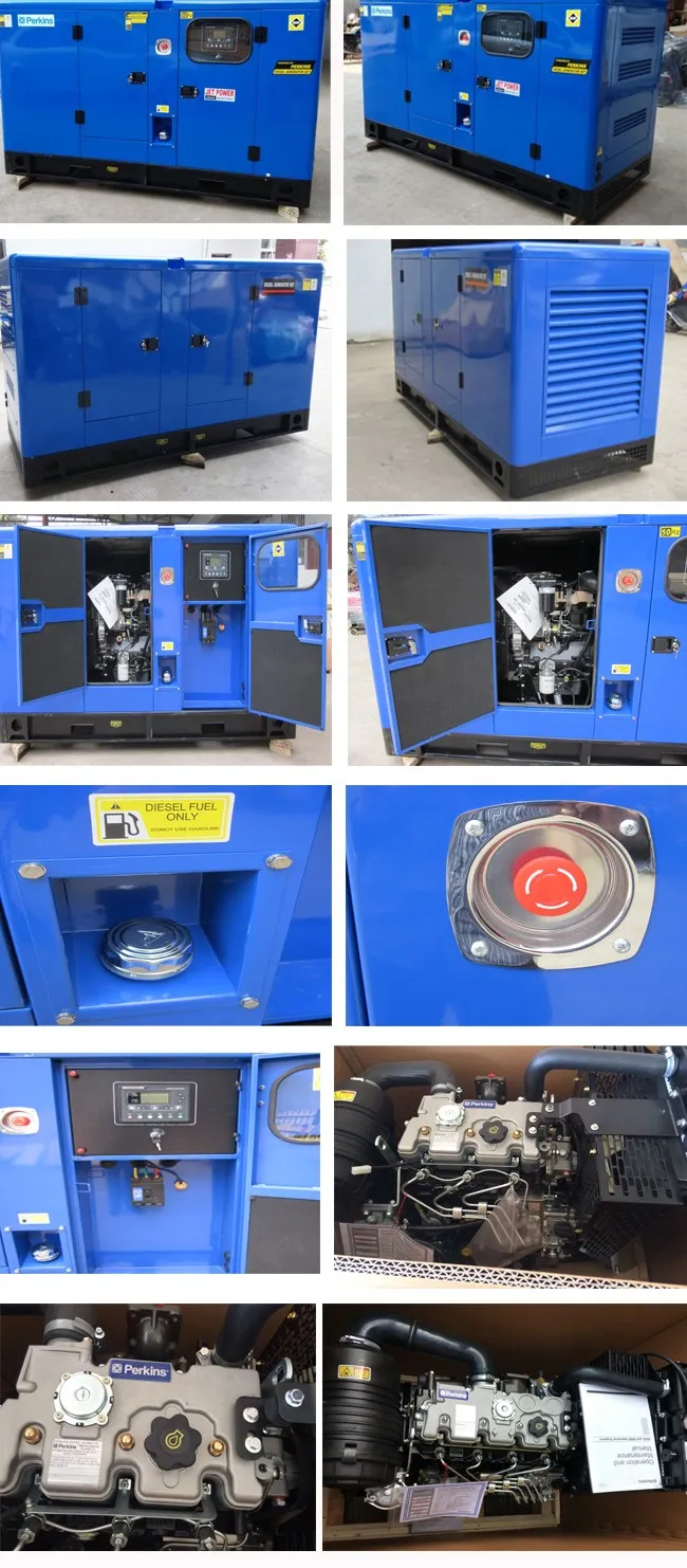 16kw 20kVA Silent Generator Parts 22kw 27kVA Sound Proof Diesel Generator