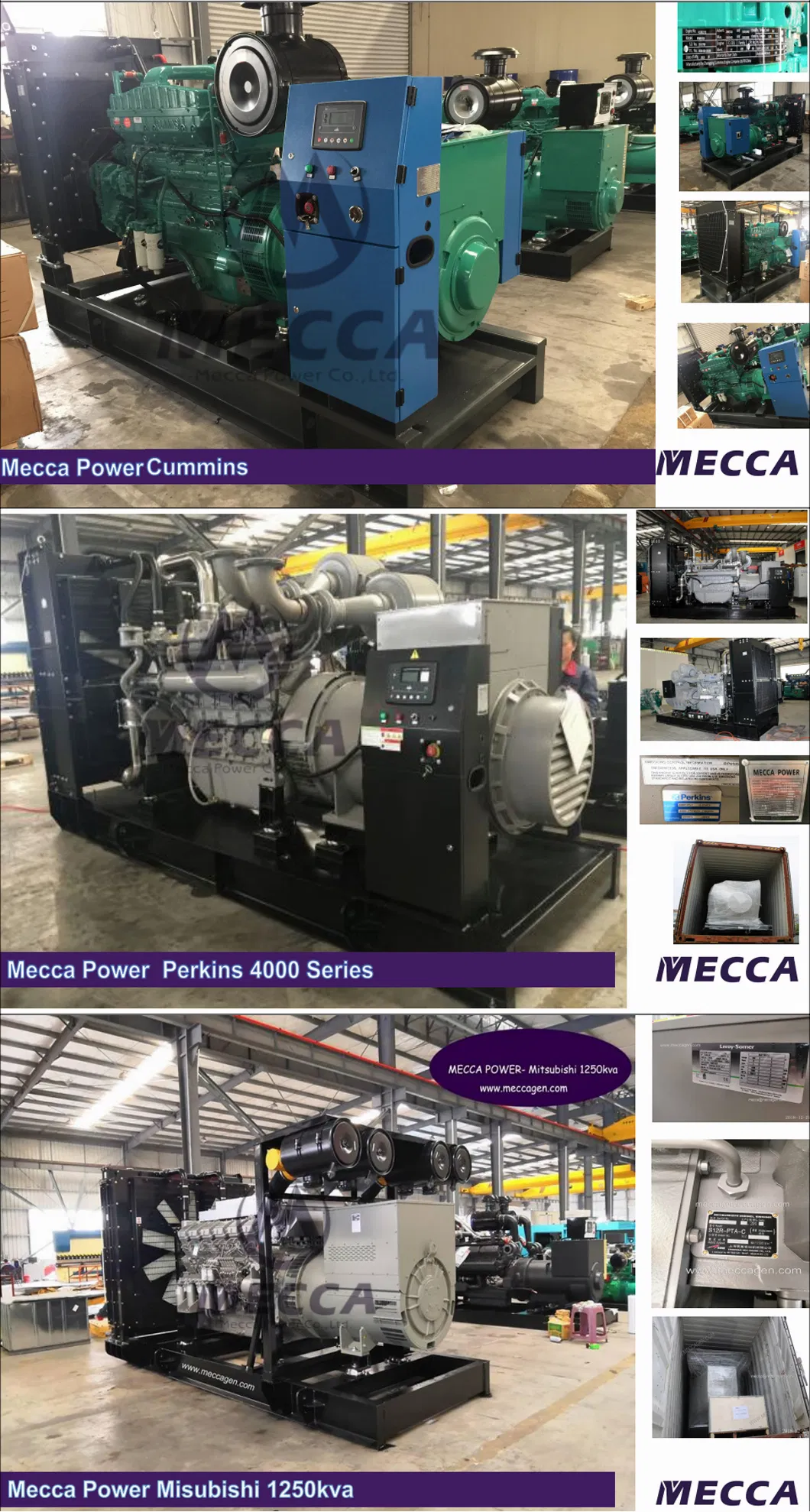 175kw Open Type Diesel Power Generator with Perkins Engine[Mbp04]