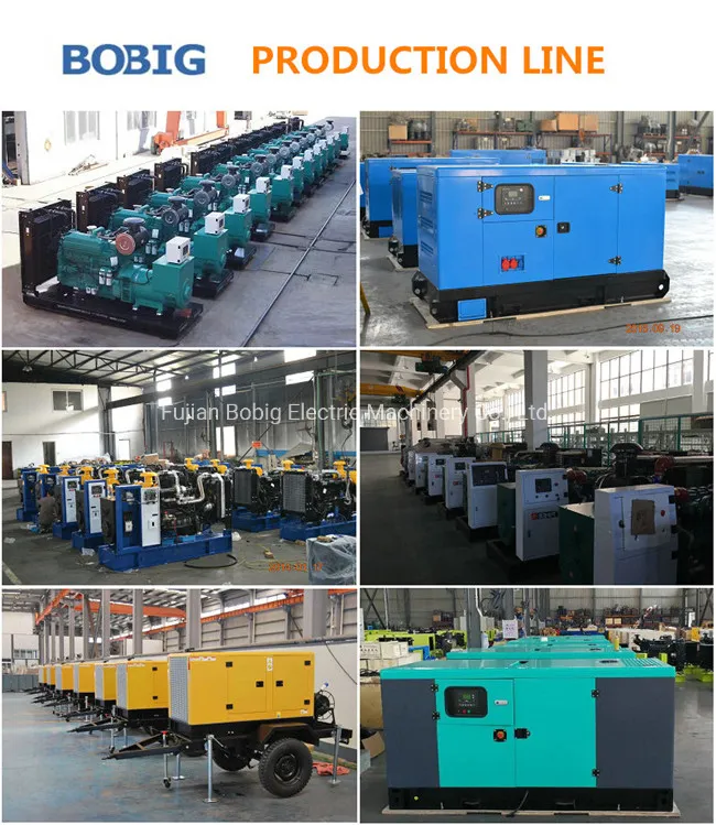 188kVA Diesel Generator Powered by Weifang-Ricardo