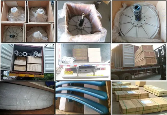 1kw on-Grid off-Grid System Aerogenerador De Eje Vertical Use in Park/Home/City