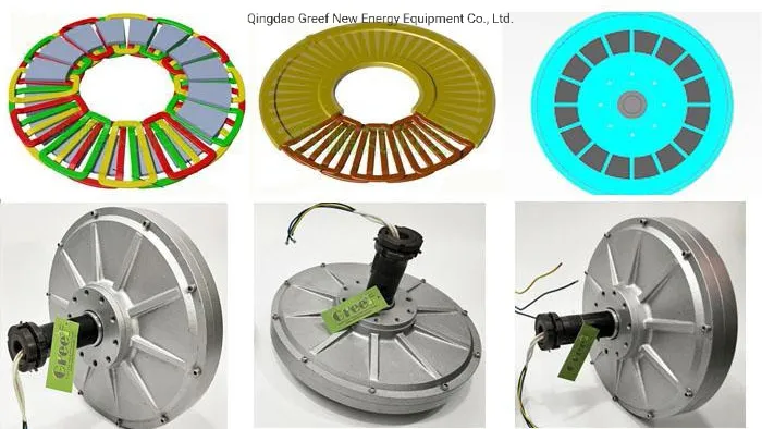 1kw on-Grid off-Grid System Aerogenerador De Eje Vertical Use in Park/Home/City