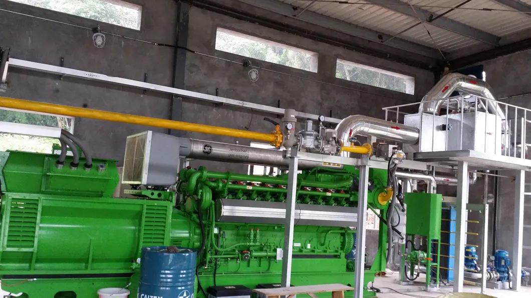 1MW Second Hand Jenbacher Used Biogas Generator Set Jms320GS CHP