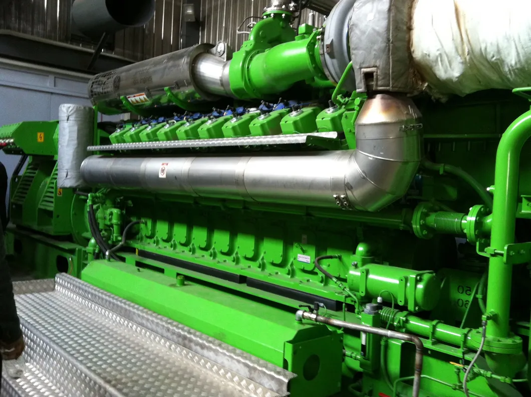 1MW Second Hand Jenbacher Used Biogas Generator Set Jms320GS CHP