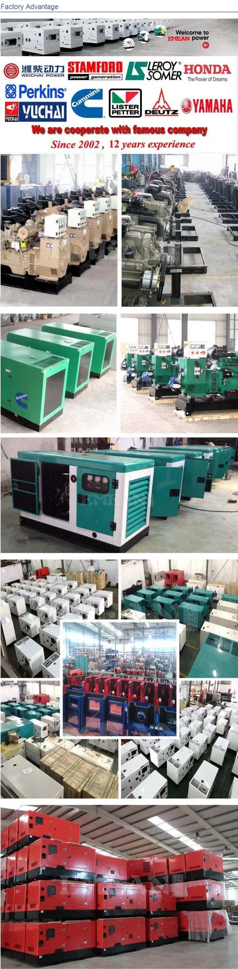 2018 New Harsen Powered 120kw 150kVA Silent Diesel Generator