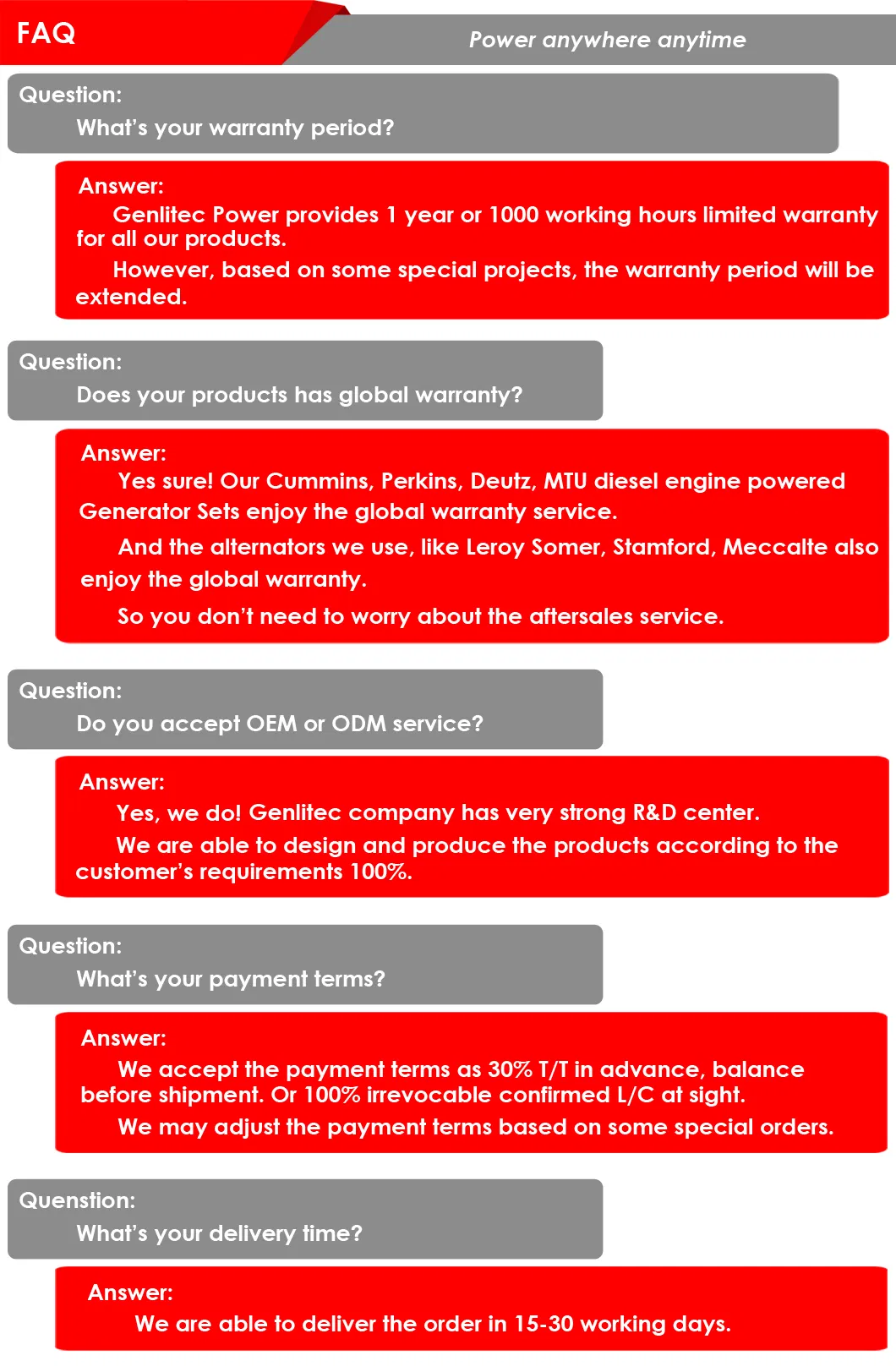2019 New Series! Economical 200kVA 160kw Fg Wilson Diesel Generator Price
