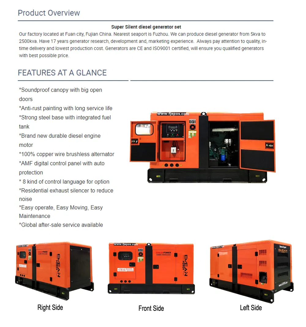 2020 Competitive Price! ! Diesel Engine Silent 600kw/750kVA Diesel Generator Price