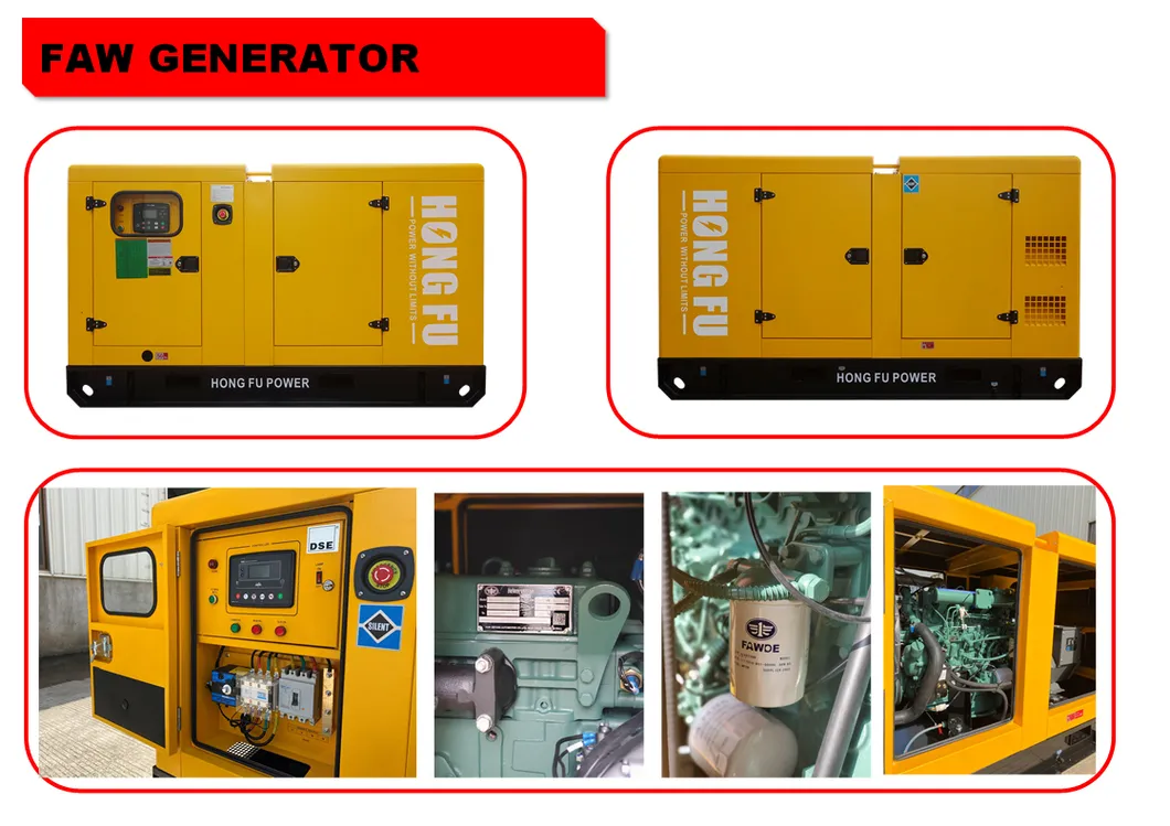 270kw/338kVA 297kw/371kVA Parallel Operation Genset Powered by FAW Engine