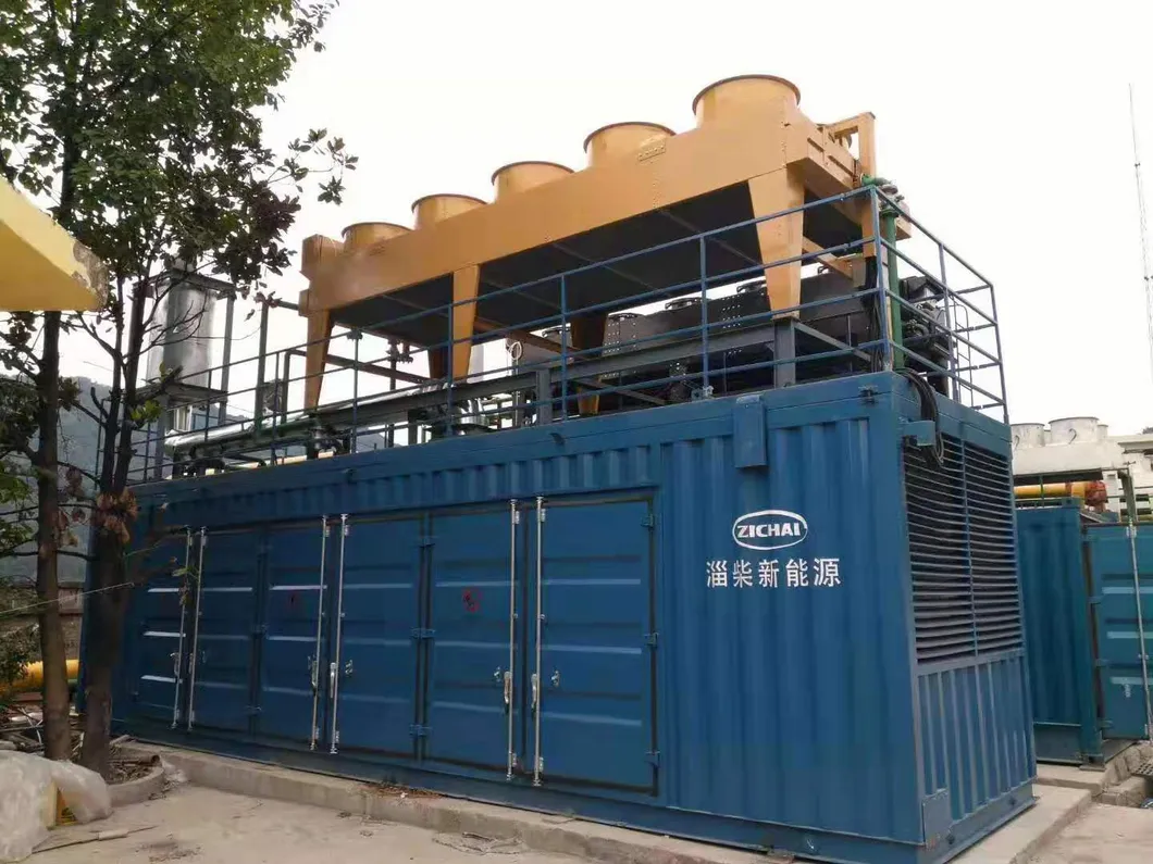 300kw Man Agricultural Biogas Generator Set Bio Gas Engine Cogeneration Cchp Combined Heat Power Energy Resource System