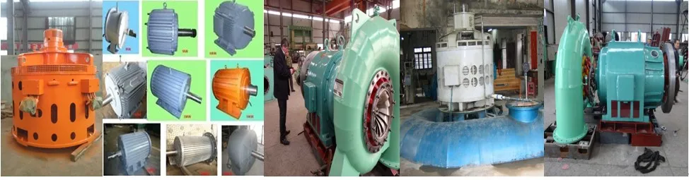 30kw-100kw Cross Flow Pelton Kaplan Turbine Small Hydroelectric Turbine Water Turbine Generator Power Generator