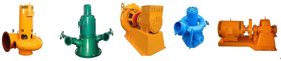30kw-100kw Cross Flow Pelton Kaplan Turbine Small Hydroelectric Turbine Water Turbine Generator Power Generator