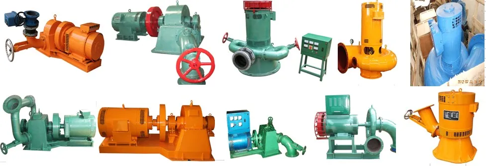 30kw-100kw Cross Flow Pelton Kaplan Turbine Small Hydroelectric Turbine Water Turbine Generator Power Generator