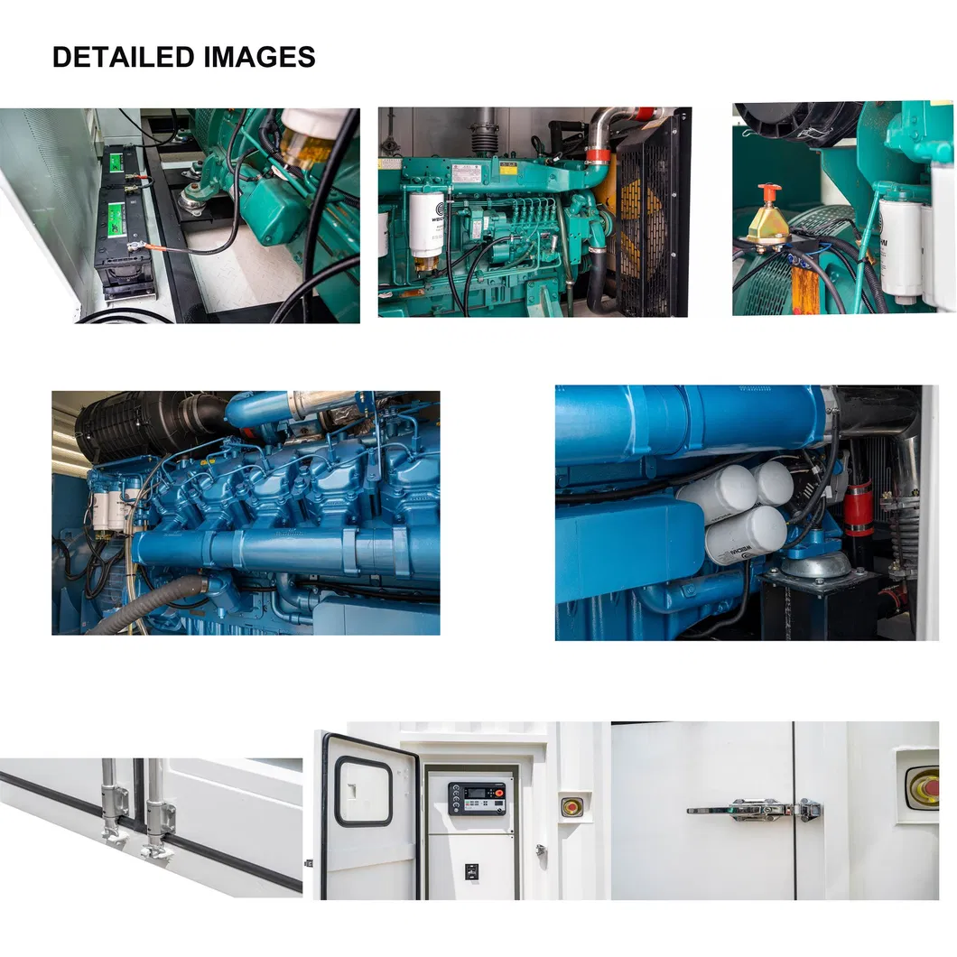 30kw 50kw 100kw 300kw Open Type Diesel Generator with Yuchai Engine