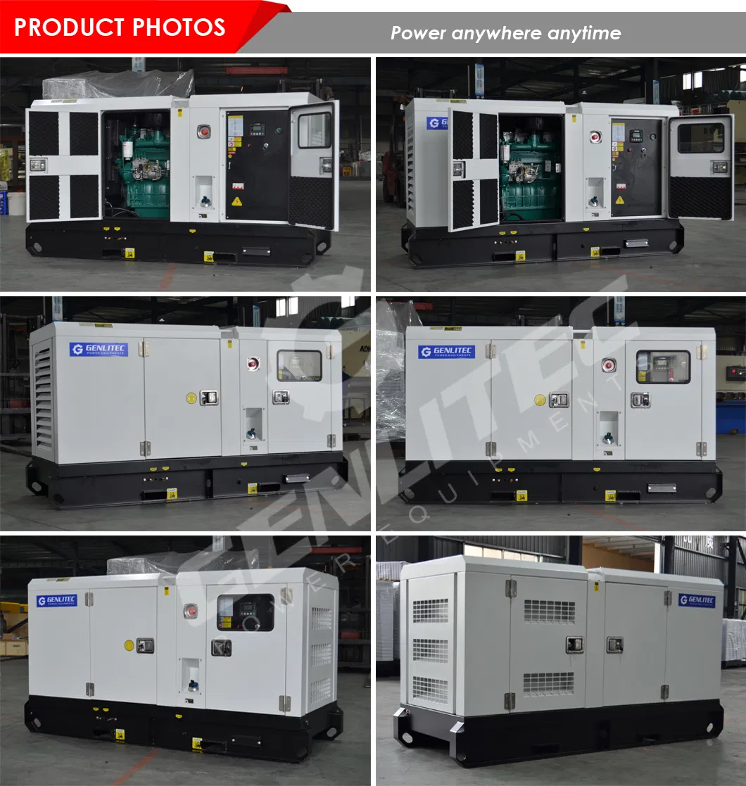 312kVA 250kw Fawde Engine Diesel Generator with Low Noise Silent Canopy