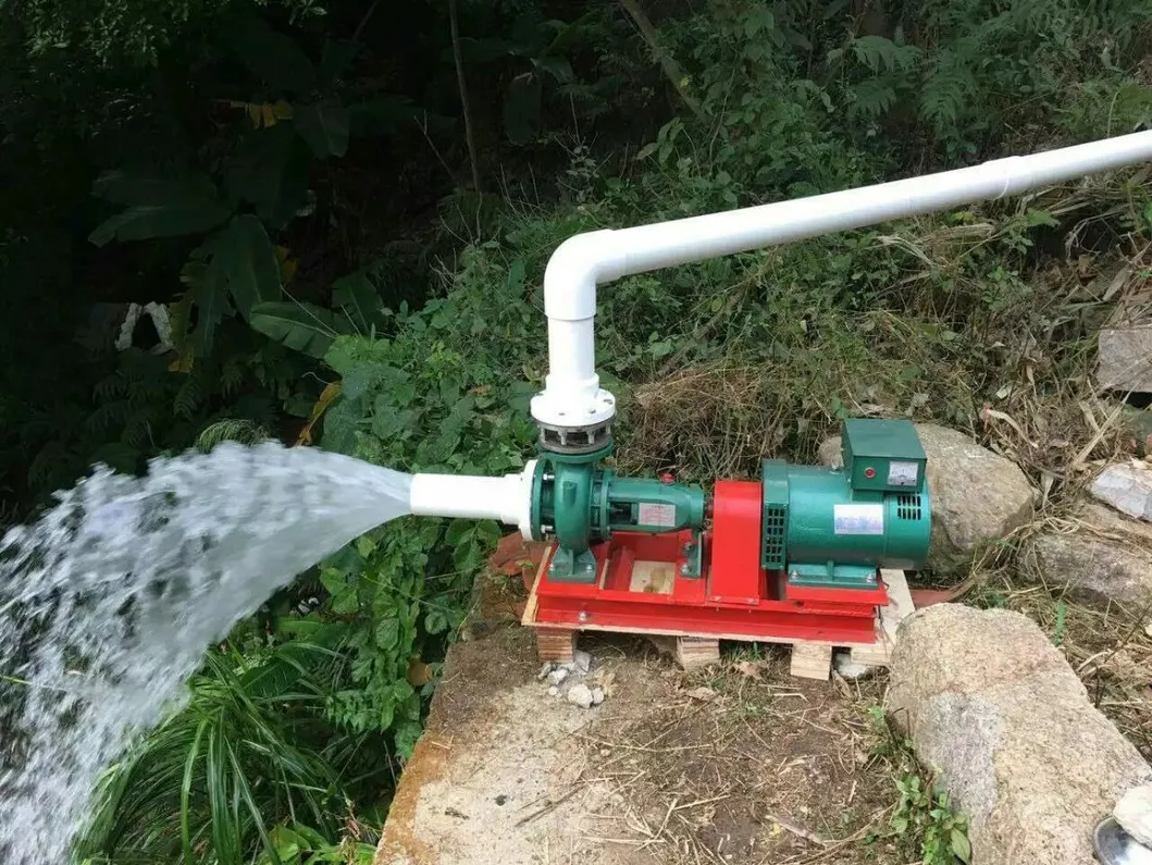 3kw Mini Brush Excitation Split Water Turbine with Horizontal