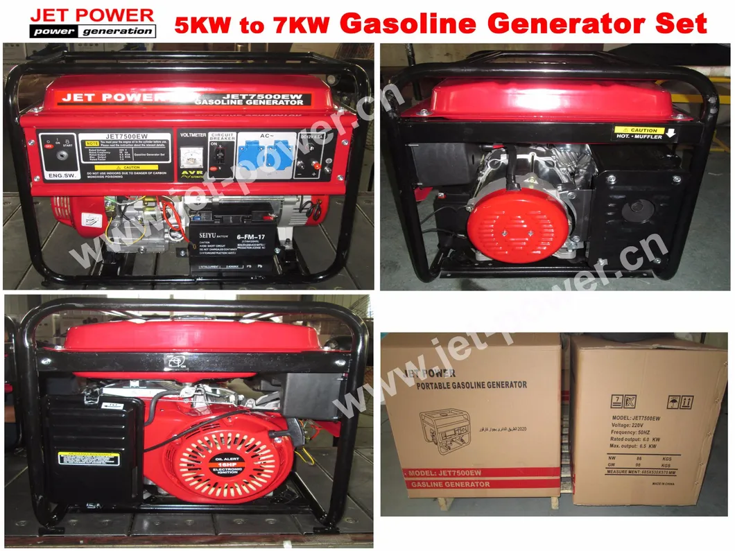 4-Stroke Ohv 8kVA 8.5kVA 10kVA 11kVA 12kVA Portable Silent Inverter Gasoline Generator Set