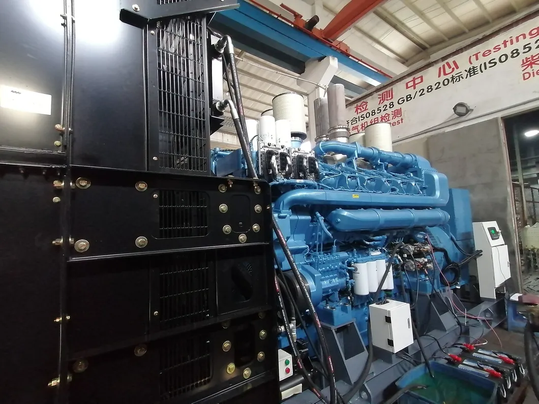 4000kw Diesel Generator Power Plant MB2750g Baudouin Engine Generator Synchronizing