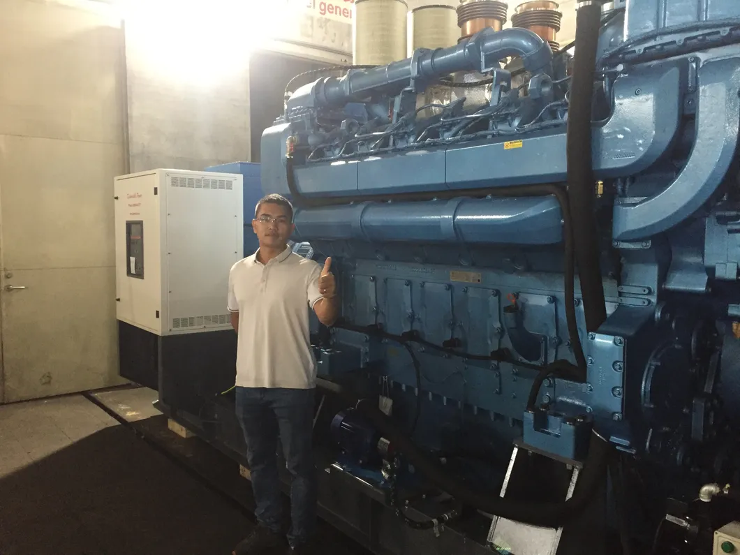 4000kw Diesel Generator Power Plant MB2750g Baudouin Engine Generator Synchronizing