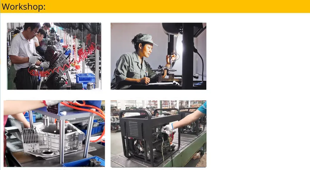 5 Kw 6.5kVA 6500W 380V 415V 3-Phase 186fa Industrial Mobile Diesel Engines Generators