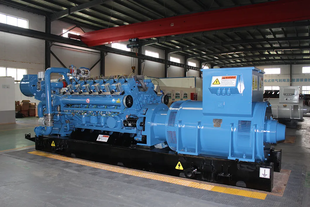 500kw Industrial Exhaust Gas 12V190 Series Lcv Gas Generator Set