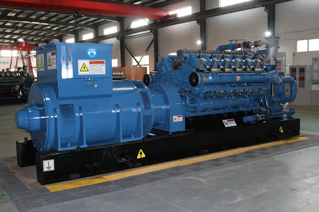 500kw Industrial Exhaust Gas 12V190 Series Lcv Gas Generator Set