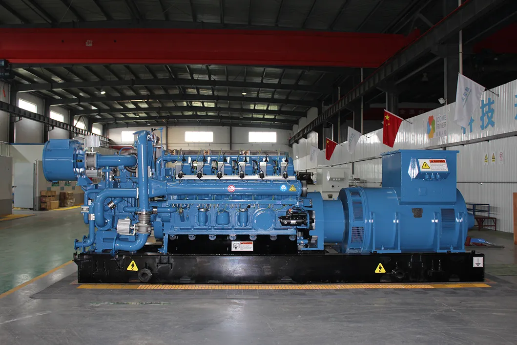 500kw Industrial Exhaust Gas 12V190 Series Lcv Gas Generator Set