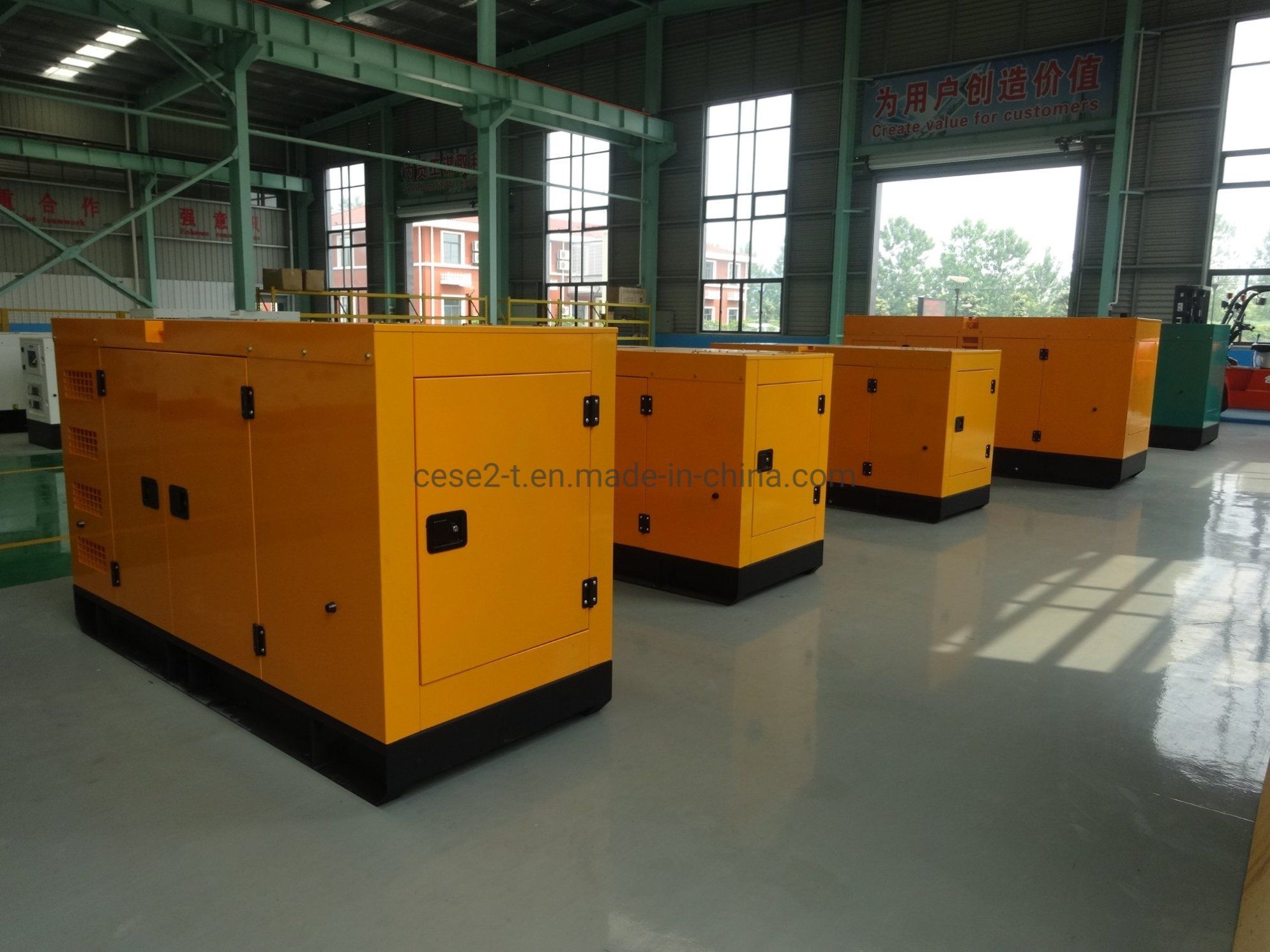 50Hz Diesel Generator Set R-C Series R- DC220 -S 220kVA / 176kw Soundproof Sets