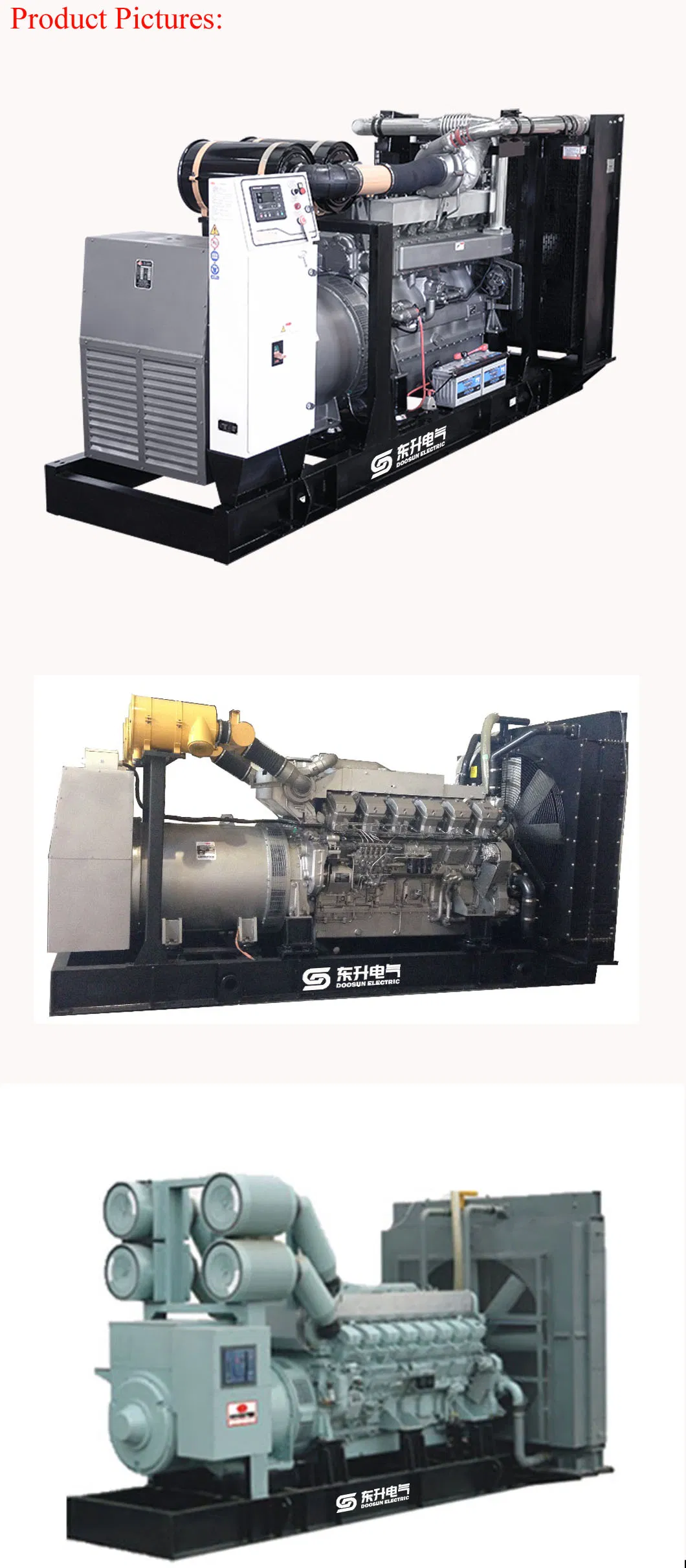 536kw/670kVA Diesel Power Generator Electric by Mitsubishi S6r2-Pta-C Engine