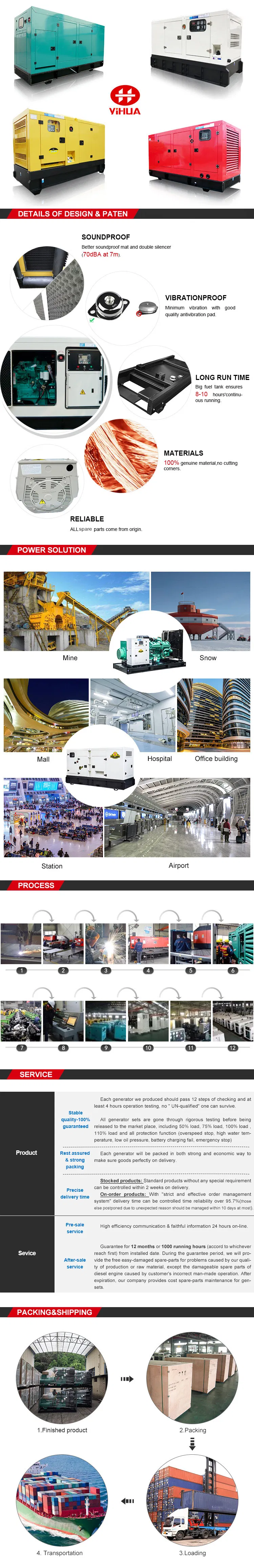 58kw 72.5kVA Electric Alternative Energy Diesel Generator with Ce ISO