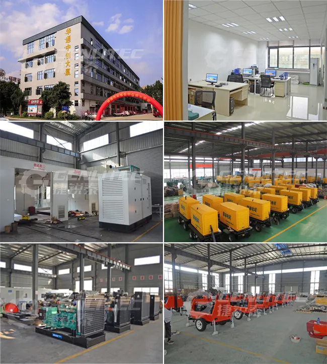 60Hz 254/440V 450kVA Perkins 2206D-E13tag2 Silent Diesel Generator