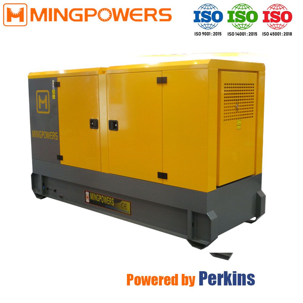 64kw 80kVA Super Silent Canopy Type Electric Diesel Generator Set with Perkins Power Engine