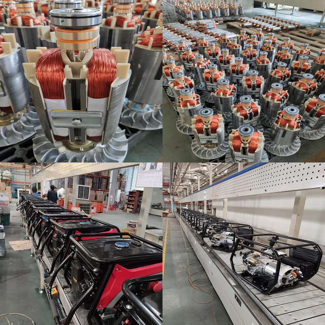 650W-10kw Portable Electric Air-Cooled Gasoline Petrol Power Generator with CE/EU-V Certificate