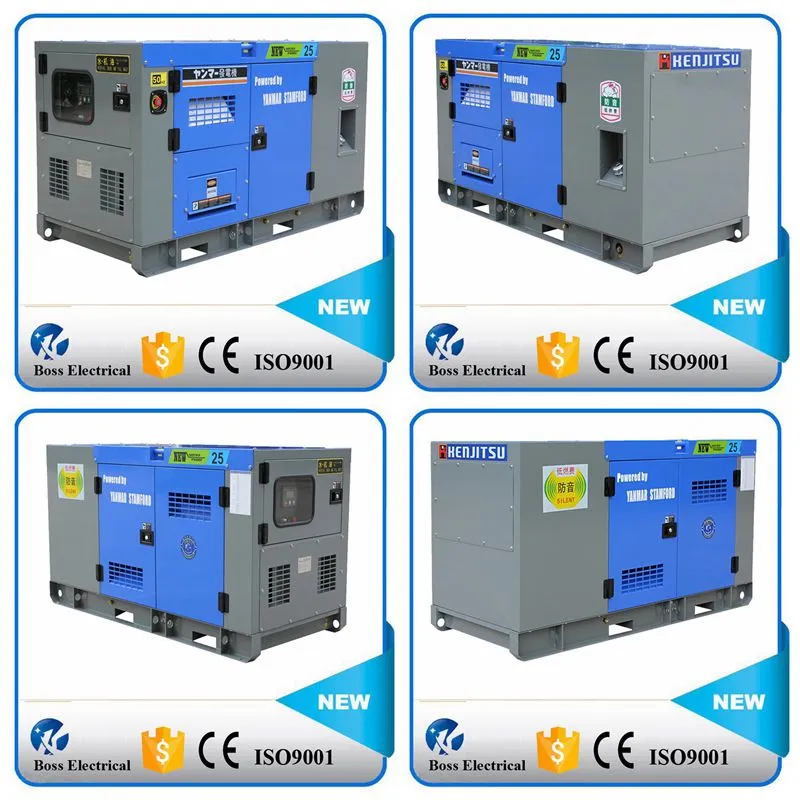 6kVA~56kVA Yanmar Powered Silent Diesel Generator with Ce/ISO