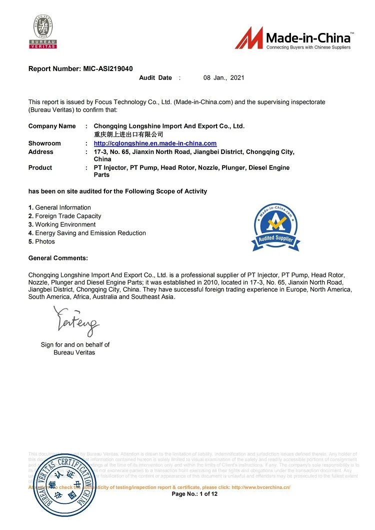 Aftermarket Spare Parts Generator Speed Governor 3062322 for Cummins