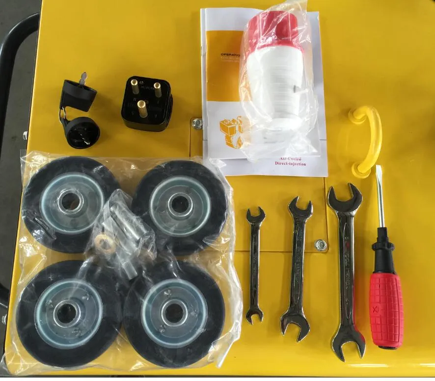 Air Cooled Single Cylinder Diesel Generator Set Silent Type 4.5kw 5kw 5.5kw 6kw 7kw