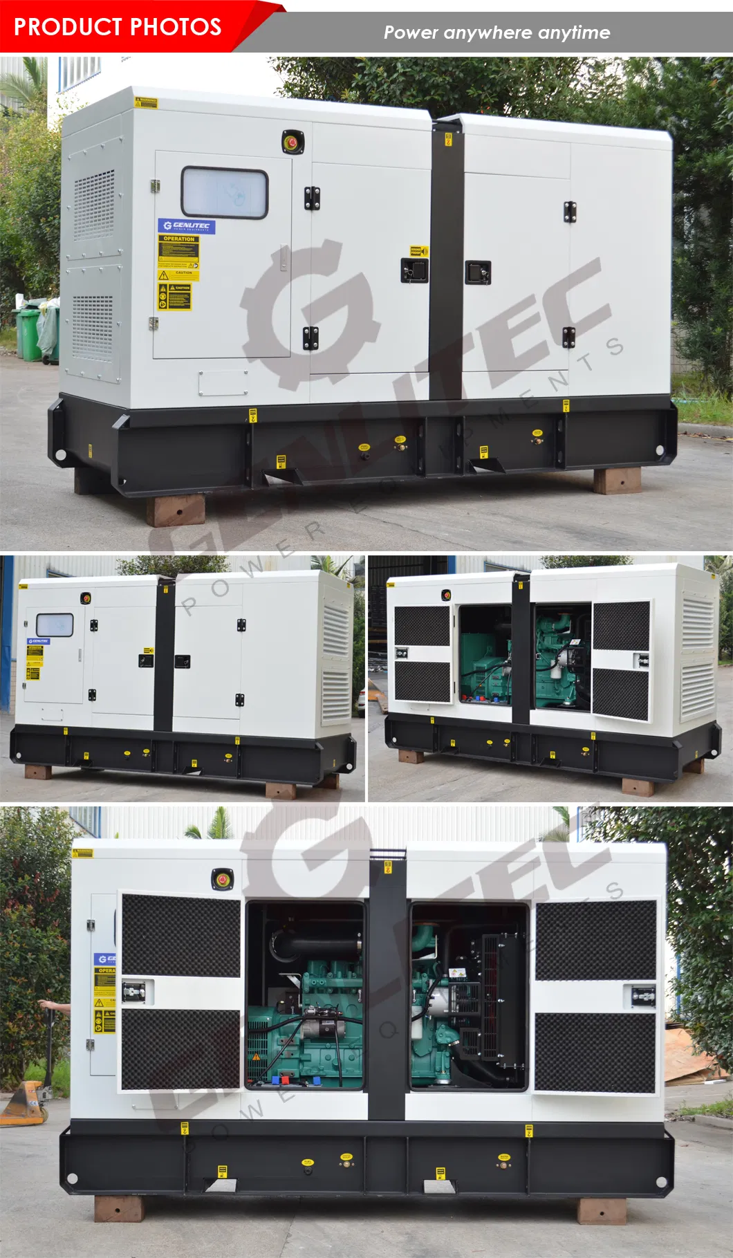 Automatic Star & Stop Electricity Power 250kVA Silent Cummins Diesel Generator with ATS