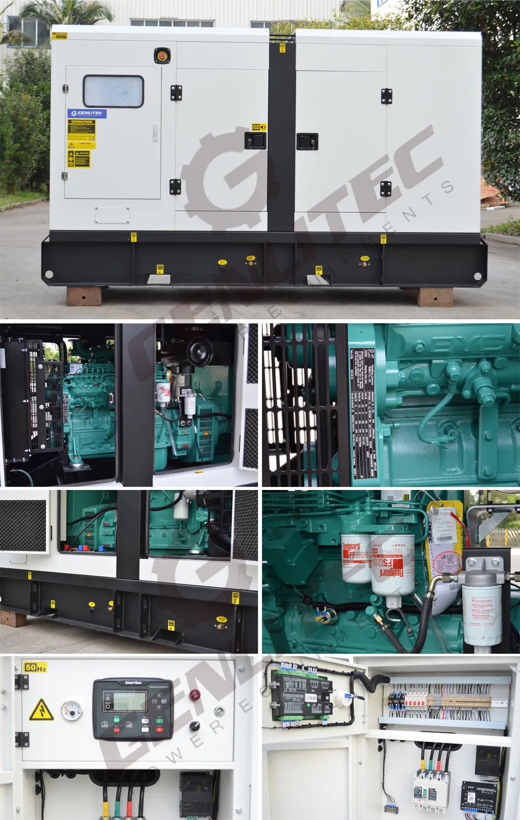 Automatic Star & Stop Electricity Power 250kVA Silent Cummins Diesel Generator with ATS