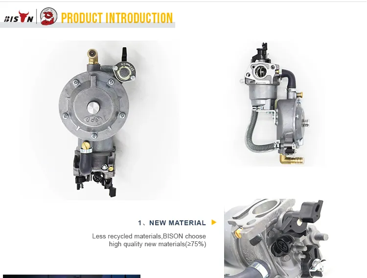 Bison (China) Factory Price 188f Generator Set Spare Parts Generator Carburetor