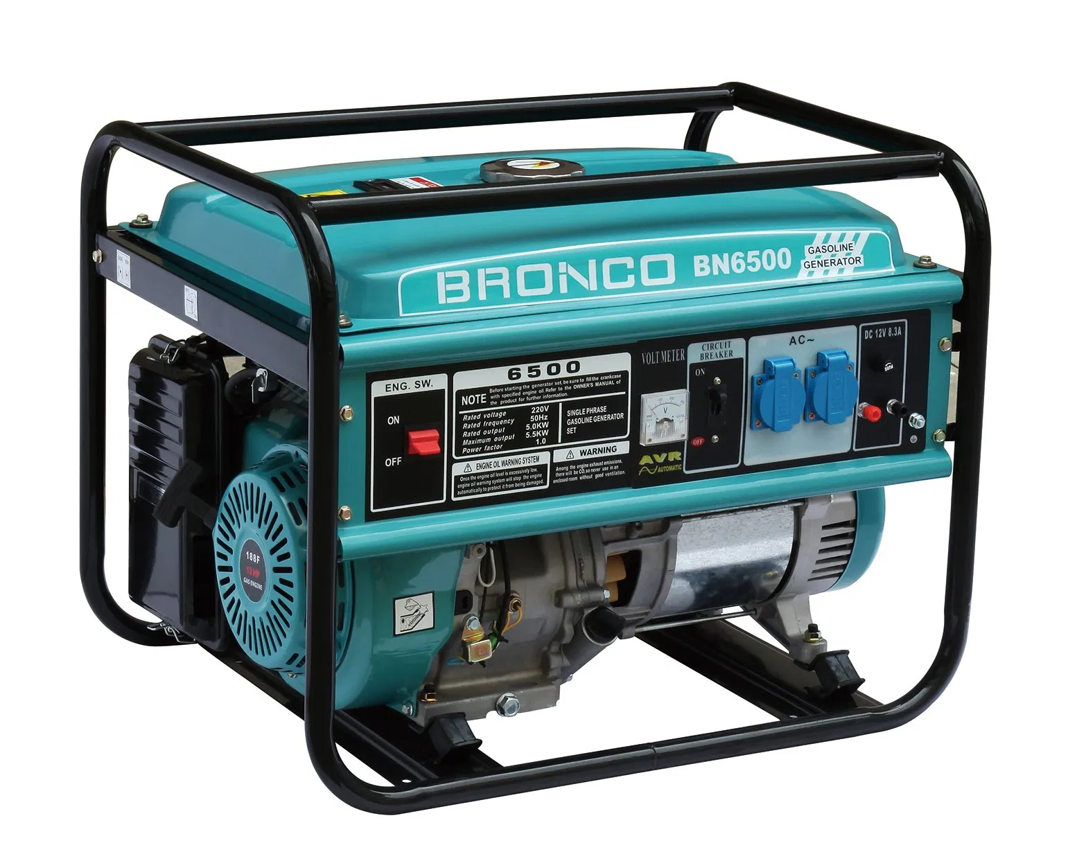 Bronco 2kw/2kVA Single Phase Gasoline/Petrol Generator