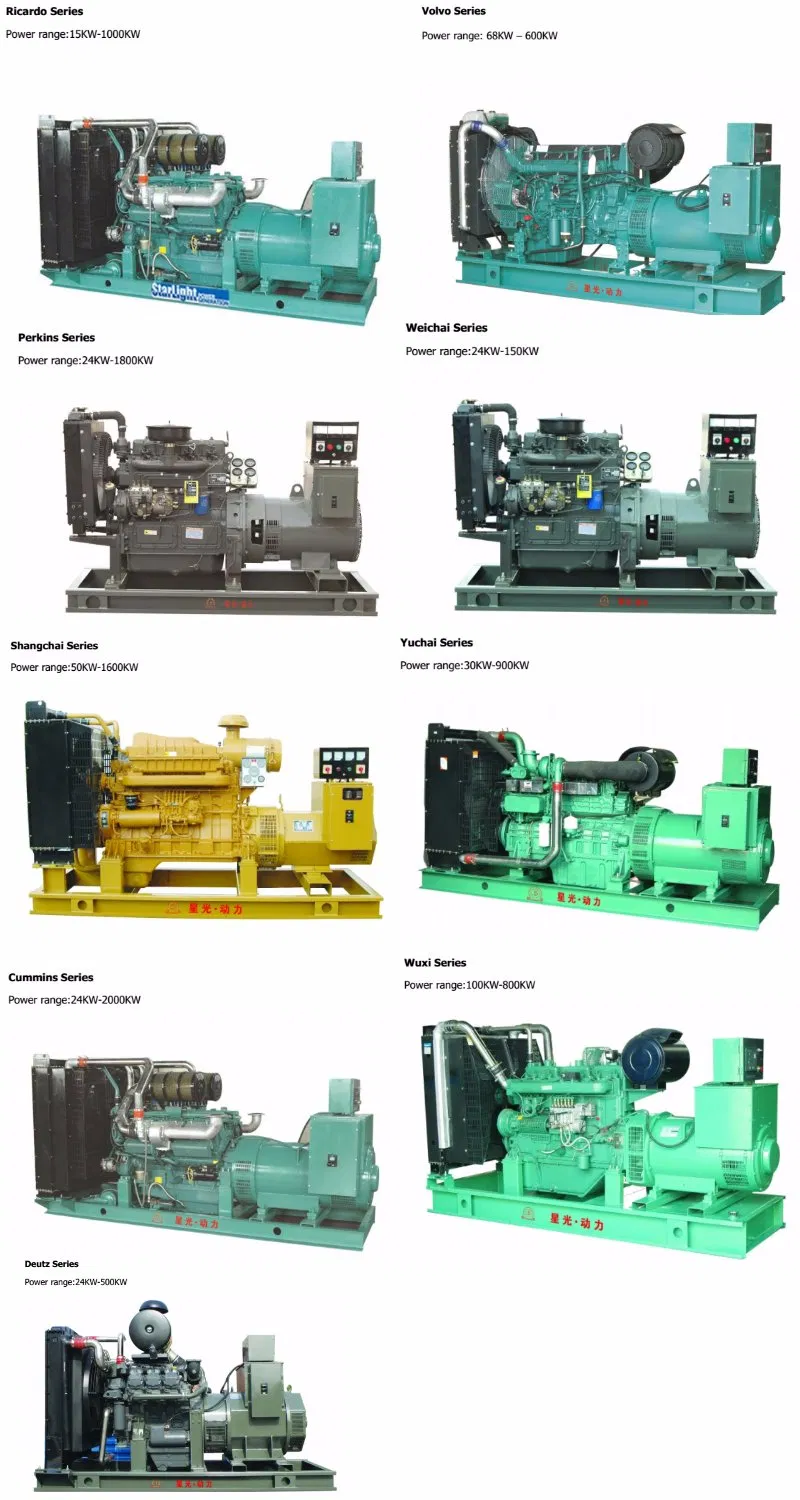 Brushless and Self- Exciting 160kw Cummins Generator Supplied by Diesel Generator Manufacturer