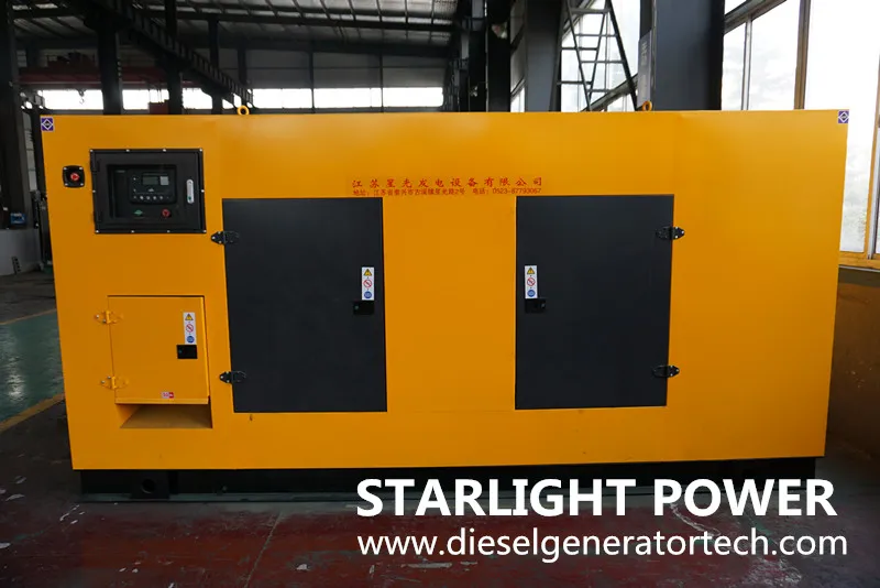 Brushless and Self- Exciting 160kw Cummins Generator Supplied by Diesel Generator Manufacturer