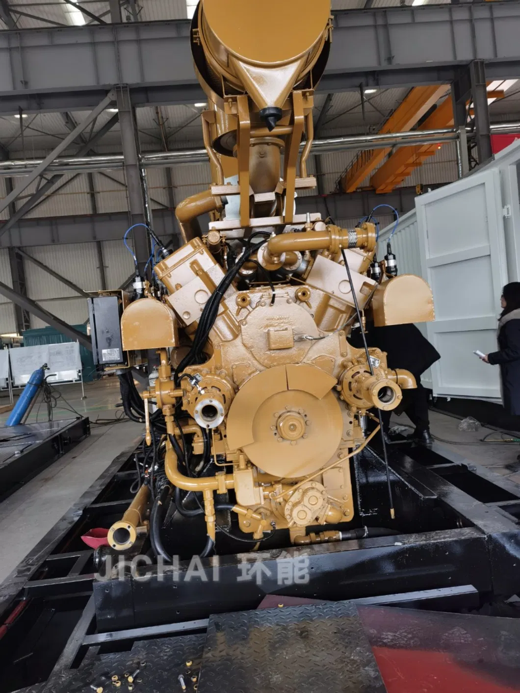 Cchp Biogas Generator Set with Soundproof Canopy